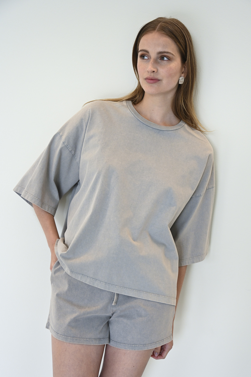 âme eloise t-shirt vintage grey